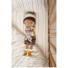 Cearsaf cu elastic pentru patut - Vintage Sunny Stripes - Little Dutch