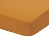 Cearsaf cu elastic pentru patut - Pure Ochre Spice - Little Dutch