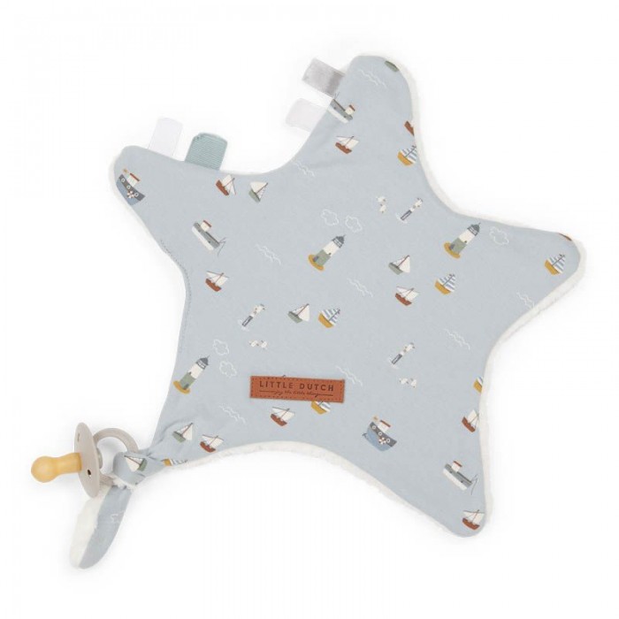 Doudou comforter pentru bebelusi - steluta - Sailors Bay Blue - Little Dutch