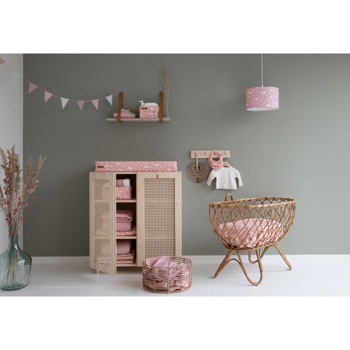 Husa pentru salteluta pentru schimbat scutece - Ocean Pink - Little Dutch