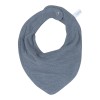 Baveta bandana dublata - Pure Blue - Little Dutch