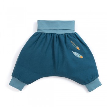 Pantaloni in stil harem din muselina - ZADIG - Le voyage d'Ólga - Moulin Roty Pantaloni in stil harem din muselina - ZADIG - Le voyage d'Ólga - Moulin Roty