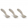 Set 3 lingurite din silicon Ella - Cobblestone -  Nuuroo