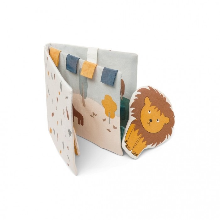 Carticica senzoriala din bumbac organic Bora - MULTI - Nuuroo