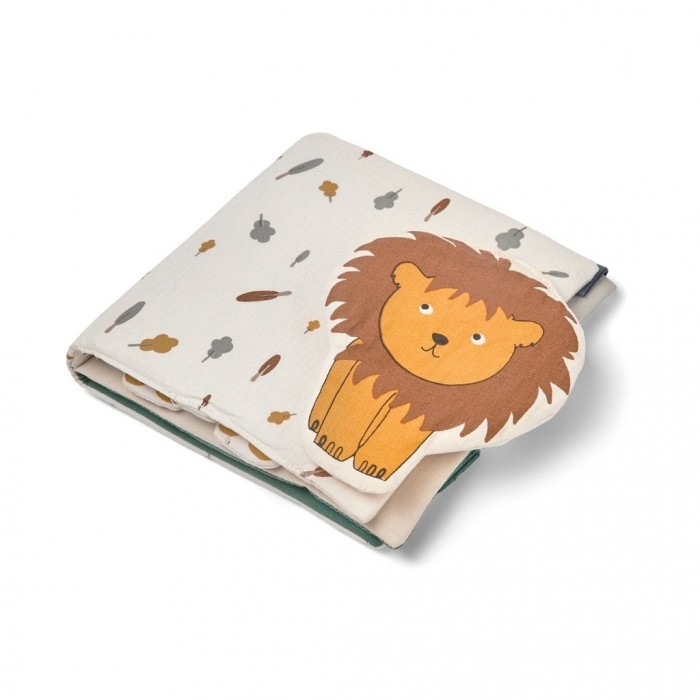 Carticica senzoriala din bumbac organic Bora - MULTI - Nuuroo