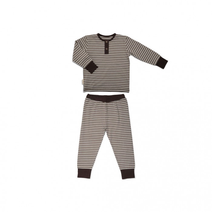 Pijama din bumbac organic pentru copii - Sara - Falcon - Nuuroo