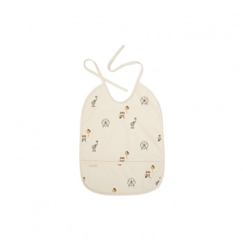 Baveta impermeabila Ida - Creme Circus - Nuuroo