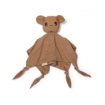 Jucarie paturica din bumbac organic pentru nou-nascuti - Arie - Soricel maro - Nuuroo Jucarie paturica din bumbac organic pentru nou-nascuti - Arie - Soricel maro - Nuuroo