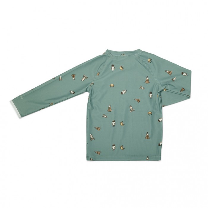 Bluza cu maneca lunga cu protectie UV 50+ - Kris - Light Green - Space - Nuuroo