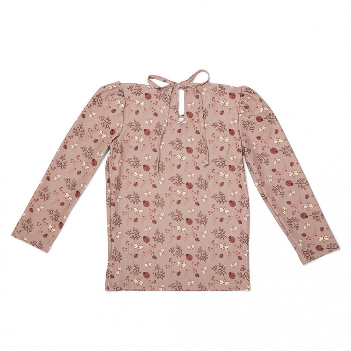 Bluza cu maneca lunga cu protectie UV 50+ - Anne - Sand Flower Bee - Nuuroo