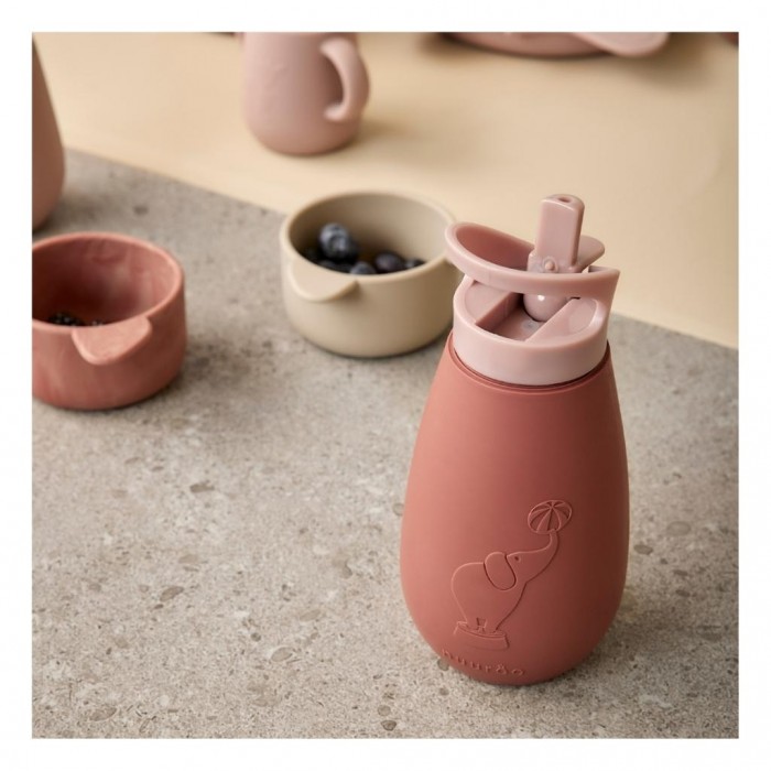 Sticla din silicon - 350 ml - Mahogany - Nuuroo