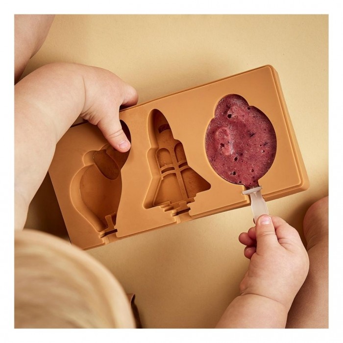 Forme din silicon pentru inghetata - Light Brown - Nuuroo