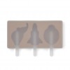 Forme din silicon pentru inghetata - Light Brown - Nuuroo