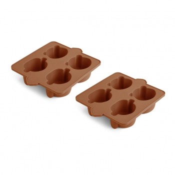 Set de 2 tavi din silicon pentru copt - Anan - Caramel Cafe - Nuuroo Set de 2 tavi din silicon pentru copt - Anan - Caramel Cafe - Nuuroo