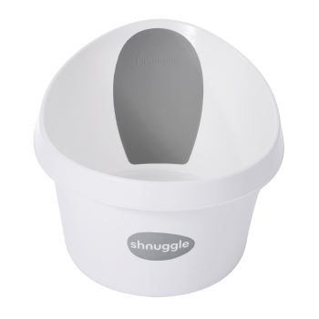 Cada pentru copii - White/Grey - Shnuggle