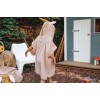 Poncho pentru baie din bumbac organic - unicorn roz - Kikadu Truly Organic