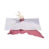 Doudou comforter din bumbac organic- lama - roz - Kikadu Truly Organic