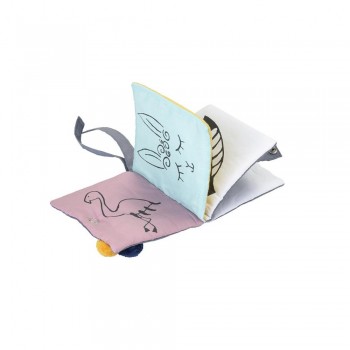 Carticica senzoriala din bumbac organic - Kikadu Truly Organic Carticica senzoriala din bumbac organic - Kikadu Truly Organic