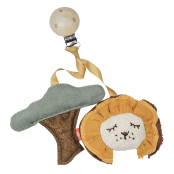 Jucarie senzoriala din bumbac organic cu clips din lemn - Kikadu Truly Organic Jucarie senzoriala din bumbac organic cu clips din lemn - Kikadu Truly Organic