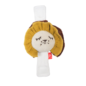 Bratara senzoriala din bumbac organic - Leu - Kikadu Truly Organic Bratara senzoriala din bumbac organic - Leu - Kikadu Truly Organic