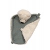 Doudou comforter din muselina din bumbac organic - Urs polar - Kikadu Truly Organic