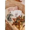 Doudou comforter din muselina din bumbac organic - Urs polar - Kikadu Truly Organic