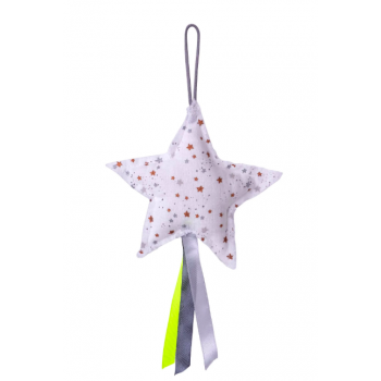 Stea decorativa din bumbac organic - Stars Copper - Kikadu Truly Organic Stea decorativa din bumbac organic - Stars Copper - Kikadu Truly Organic