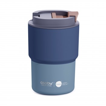 Cana termos cu interior ceramic - Coffe Expres - Special Edition - Pastel Blue - Asobu