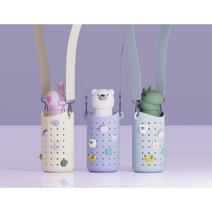 Suport din silicon pentru sticla - Bestie - Smoke - Asobu