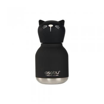 Sticla termos din otel inoxidabil - MINI BESTIE - Black Cat - Asobu