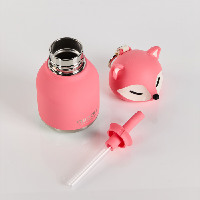 Sticla termos din otel inoxidabil - MINI BESTIE - Pink Fox - Asobu