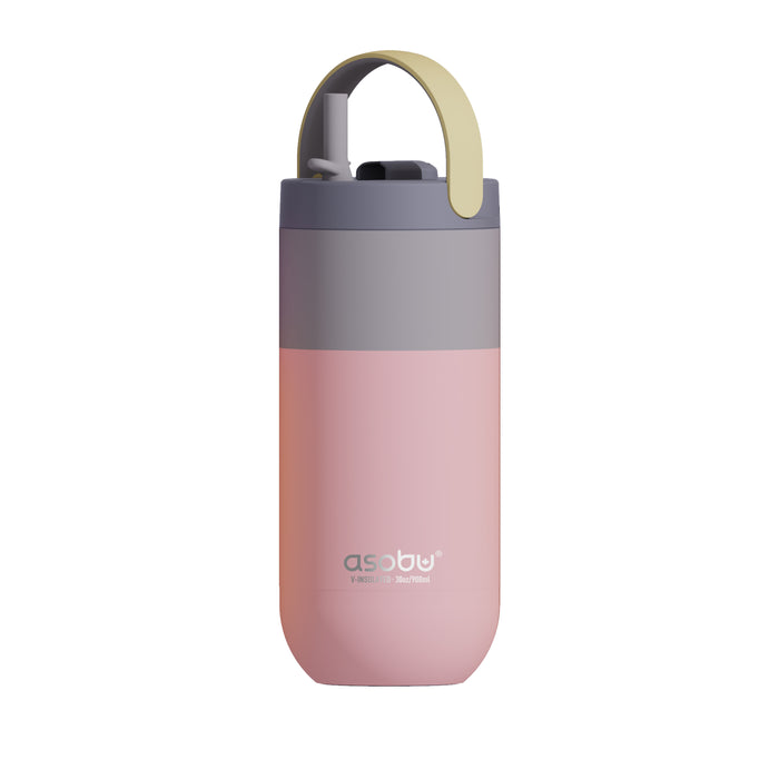 Sticla termos cu invels ceramic in interior ORBIT - Editie speciala - Pastel Peach - Asobu