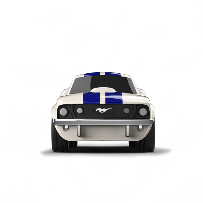 Masinuta - RACING CAR - FORD Mustang Ivory White - Baghera