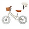Bicicleta de echilibru fara pedale cu casca - Ivory White - Baghera Bicicleta de echilibru fara pedale cu casca - Ivory White - Baghera