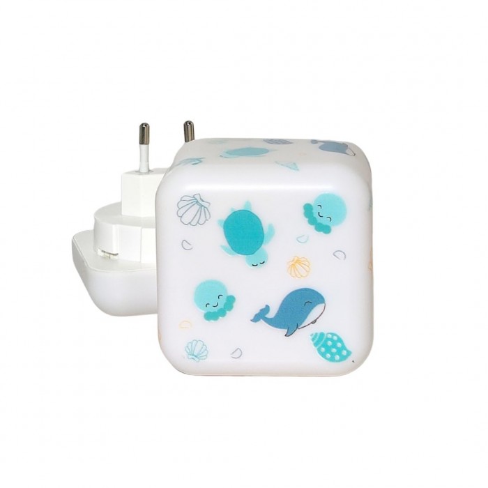 Lampa de veghe portabila Cube B - Ocean - Cloud b