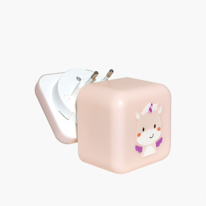 Lampa de veghe portabila Cube B - Lily the Unicorn - Cloud b