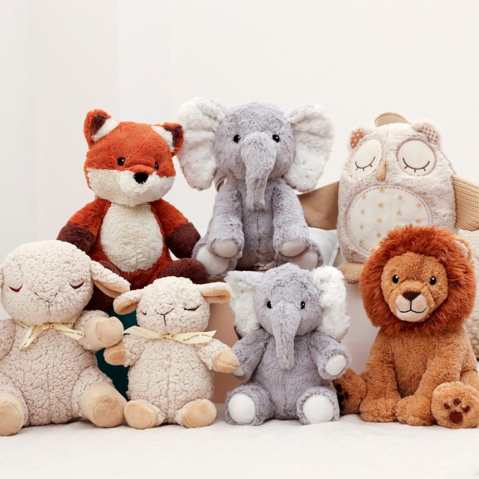 Jucarie de plus cu white noise si senzor de miscare - Nighty Night Owl - Cloud b