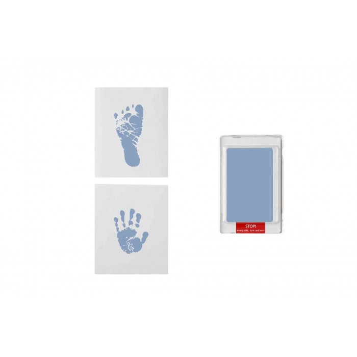 Kit de amprenta cu tus - Happy Hands - Blue - Dooky