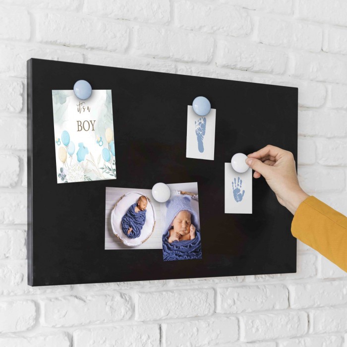 Kit de amprenta cu tus - Happy Hands - Blue - Dooky