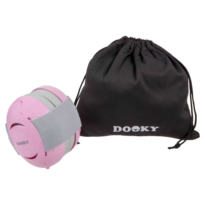 Casti antifonice pentru bebelusi - Pink - Dooky