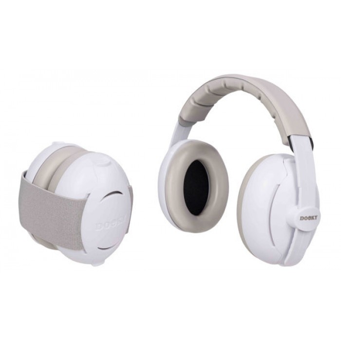 Casti antifonice 2 in 1 - White - Dooky