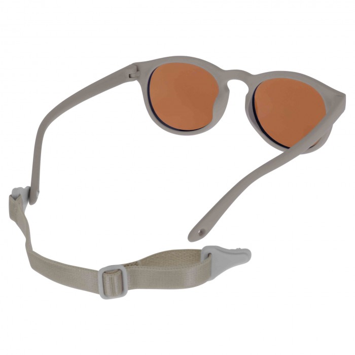 Ochelari de soare pentru bebelusi cu curea detasabila - Aruba Taupe - Dooky