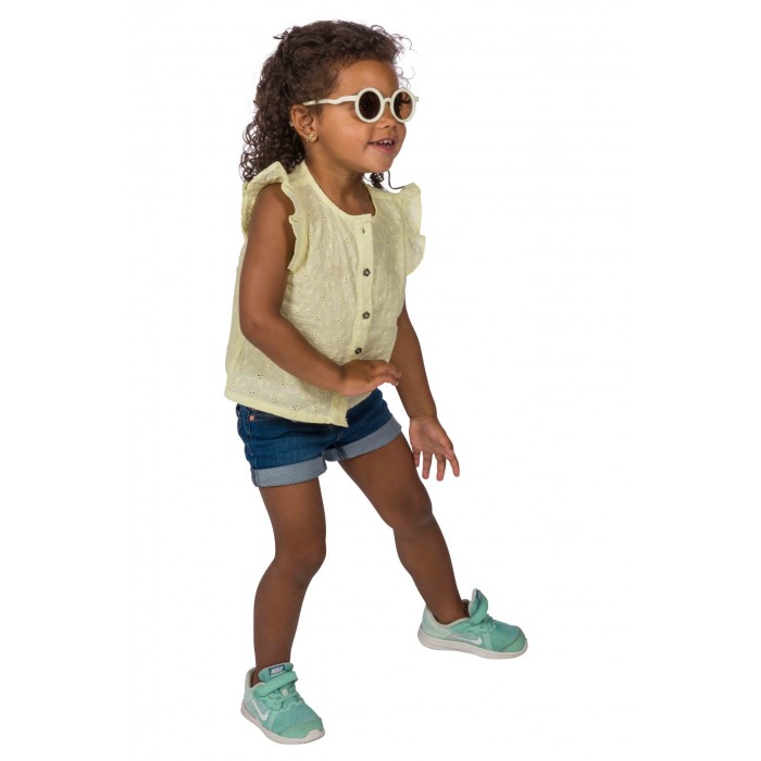 Ochelari de soare pentru bebelusi - Waikiki Milk White - Dooky