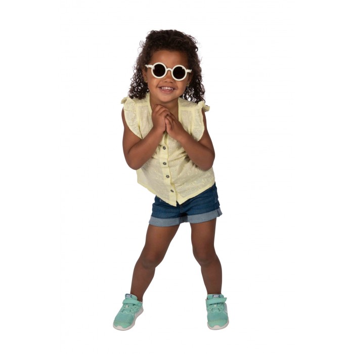 Ochelari de soare pentru bebelusi - Waikiki Milk White - Dooky