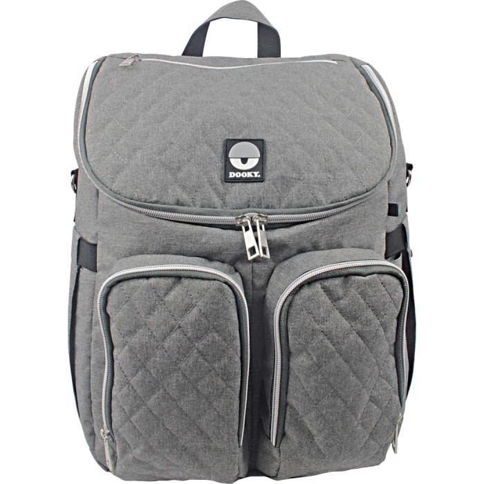 Geanta de maternitate 2 in 1 - Grey Melange - Dooky