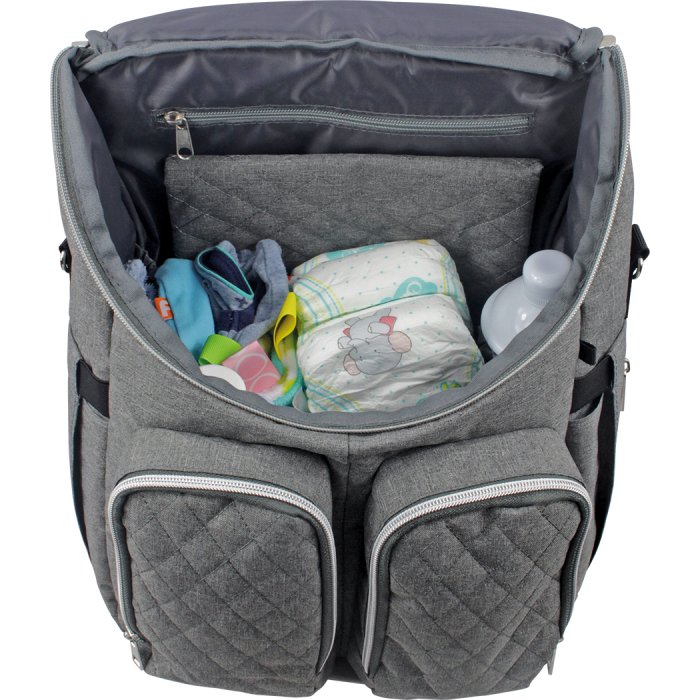 Geanta de maternitate 2 in 1 - Grey Melange - Dooky