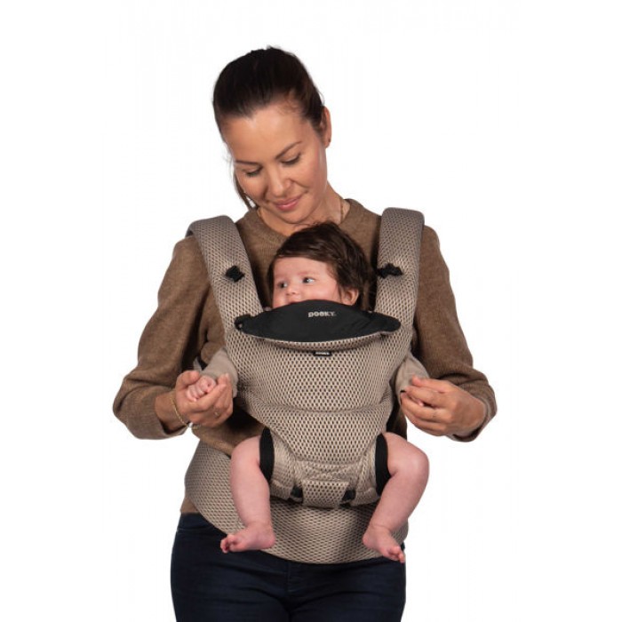 Marsupiu ergonomic pentru bebelusi - Beige Desert - Dooky