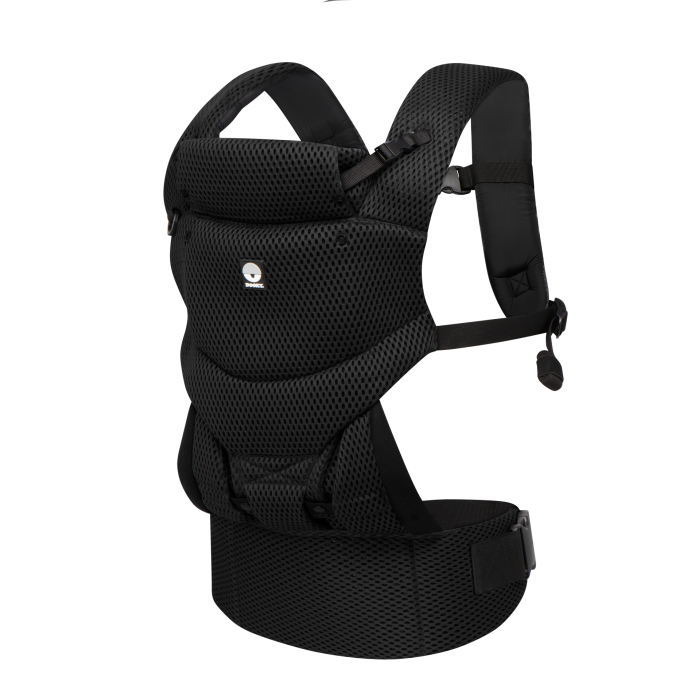 Marsupiu ergonomic pentru bebelusi - Black - Dooky