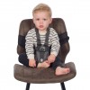 Scaun de masa pentru calatorie  - Black Grey Melange - Dooky