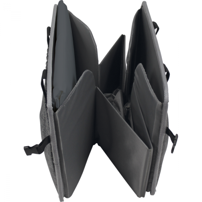Landou pliabil pentru bebelusi - Grey Melange - Dooky